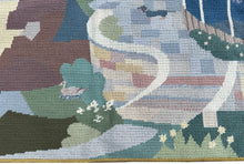 Load image into Gallery viewer, 3x8ft 1967 Phillips Pilot Rock Tapestry Yacht Club Rare Needlepoint 89cm x 249cm
