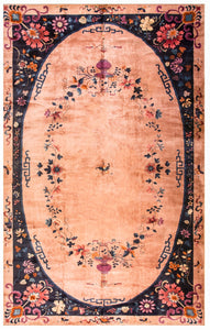 13x21 Antique Art Deco Rug Art Nouveau Rare Walter Nichols Beige  388x640cm
