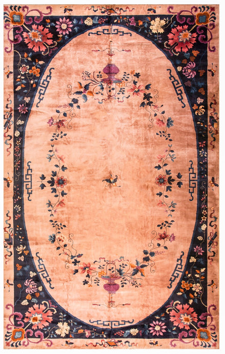 13x21 Antique Art Deco Rug Art Nouveau Rare Walter Nichols Beige  388x640cm