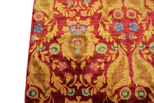 Load image into Gallery viewer, 5X8 Vintage Art Nouveau Rug Silk Chinese Rug C.1965 Art Deco Red 155cmx239cm
