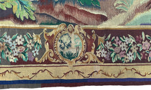 Load image into Gallery viewer, 7x9 Antique French Tapestry  Art Nouveau Antique Tapestry 208cm x 257cm  c.1900
