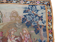 Load image into Gallery viewer, 4x5 Antique French Tapestry Celebration Trees  Tapestry 104cm x 155cm c.1920
