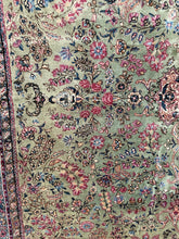 Load image into Gallery viewer, 9x12 Antique Floral Overall Rug Fine Rug 1900 Green Rare 262cm x 348cm
