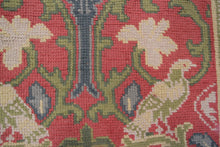 Load image into Gallery viewer, 10x17 Rare Vintage Arts &amp; Crafts Rug Bird Area Rug  Signed 297cmx508cm Pink
