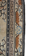 Load image into Gallery viewer, 9x12 Rare  Antique Peking Chinese Art Deco Rug Camel Hair Qing Dynasty 1900
