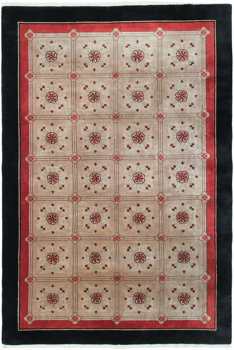 6x9 Rare Walter Nichols Antique Art Deco 1920 Rug Chinese Art Nouveau 183x 269cm
