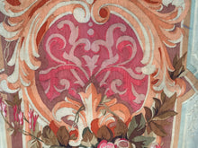 Load image into Gallery viewer, 1920 Antique French Aubusson Tapestry Rug Floral Vase Runner 3x10 1880 97x287cm
