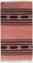 Load image into Gallery viewer, 2x4 Vintage Tapestry Kelim Rug Flat Woven Handwoven 56cm x 130cm
