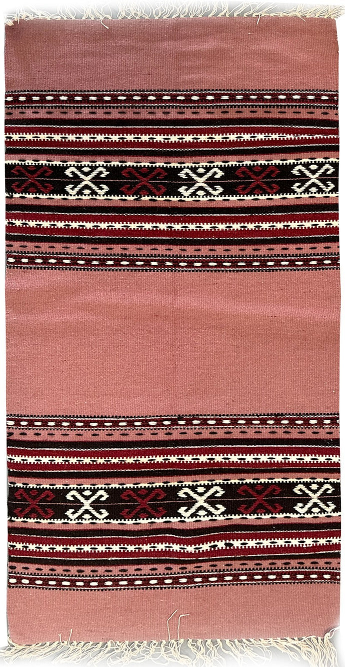 2x4 Vintage Tapestry Kelim Rug Flat Woven Handwoven 56cm x 130cm