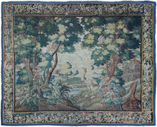 Load image into Gallery viewer,  10x13 Early 18th century Flemish antique tapestry Verdure Wool &amp; Silk 297x384cm
