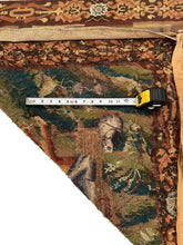 Load image into Gallery viewer, 3x5ft Antique English Tapestry Needlepoint 1920  Verdure Tapestry 99x148cm
