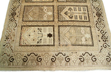 Load image into Gallery viewer,  5x10 Rare Antique Khotan Rug Samarkand Rug 152x290cm Geometric Beige
