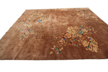 Load image into Gallery viewer, 9x12 Rare Antique Art Deco Rug Antique Chinese Rug Art Nouveau  265 x 351cm 1920
