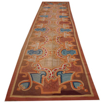 Load image into Gallery viewer, 4x17 Antique French Aubusson Rug Louis Phillipe Rug  Runner 122cmx526cm  C.1880
