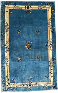 11x18 Vintage Art Deco Chinese Rug High Quality Peking  343cm x 548cm Blue