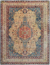 Load image into Gallery viewer, 10X13 Rare Vintage Mohtashamm Rug Fine Handmade Area Rug 298cmx397cm
