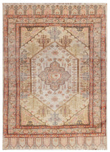 Load image into Gallery viewer, Rare Antique Silk Rug Fine Hereke Rug One of a Kind  Kaysari 2x3 Ivory C.1890
