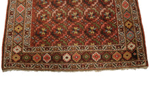 Load image into Gallery viewer, 4&#39;x7&#39; Antique Bijjar Rug Iron Quality ©&quot;Shabby Chic Pile&quot; Area Rug Handmade 1880
