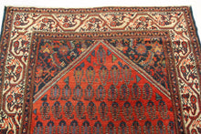 Load image into Gallery viewer, 4&#39;x15&#39; Handmade Runner Exceptional Antique Rug Fine Area Rug Paisley Rust C.1900
