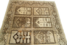 Load image into Gallery viewer,  5x10 Rare Antique Khotan Rug Samarkand Rug 152x290cm Geometric Beige

