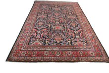 Load image into Gallery viewer, 10X13 Antique Traditional Rug Geometric Handmade Circa 1920 Rug 312cm x 401cm
