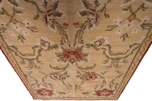 Load image into Gallery viewer, Vintage Tapestry European Needlepoint Beige 4x6 1960 Allover Geometric Rug
