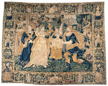Load image into Gallery viewer, 10x13 17th.C Antique Flemish Tapestry Rare Historical Wool &amp; Silk 312cmx396cm
