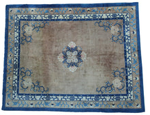 Load image into Gallery viewer,  9x12 Rare Antique Peking 5 paw dragon Chinese Rug Art Deco 279x353cm Rug C.1880
