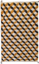 Load image into Gallery viewer, Antique Navajo Rug Flatwoven Geometric Optical Illusion Handwoven 2x3 Tapestry
