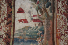 Load image into Gallery viewer, 4x9 Rare 18th Century Tapestry Handwoven Wool &amp; Silk Flemish Tapestry  102x265cm
