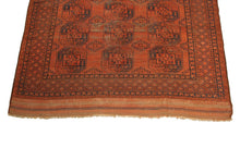 Load image into Gallery viewer, 8x11 Antique Turkoman Ersari Main Rug Fine Afghan  Boho Rug 236cmx335cm c.1880
