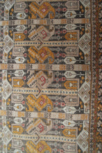 Load image into Gallery viewer, 4x6 Vintage Exceptional Turkoman Rug Tribal 122cmx175cm Silk Foundation  C.1930
