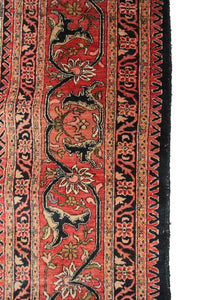 10x13 Vintage Farahann Rug Geometric Art Nouveau Rug Handmade Gold 305x392cm