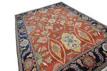 Load image into Gallery viewer, 10x12 Rare Vintage Rug Herriz Serapi Rug Bold Art Nouveau Effect Rug 305cmx373cm
