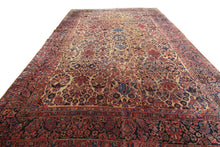 Load image into Gallery viewer, Estate Antique Rug Mohajeran Rug Rare 9X12 Wool Gold 274cmx365cm C.1890   9&#39;x12&#39;
