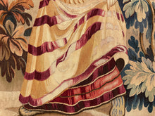 Load image into Gallery viewer, 6x6 Antique French Aubusson Tapestry Hermes Mercury Wool &amp; Silk Square 176x178cm
