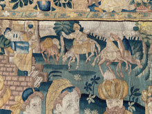 Load image into Gallery viewer, 10x13 17th.C Antique Flemish Tapestry Rare Historical Wool &amp; Silk 312cmx396cm
