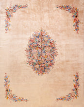 Load image into Gallery viewer, Rare Antique Art Deco Rug Art Nouveau rug Ivory 9x12 Chinese 267cmx351cm  c.1940
