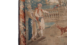 Load image into Gallery viewer, 18th Century Tapestry Antique Flemish Tapestry Wool Silk Verdure 5x6ft 153x165cm

