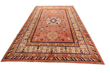 Load image into Gallery viewer, 9x12 Rare Vintage Chinese Art Deco Art Nouveau Khotan Rug 262cmx361cm Pink 
