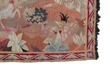 Load image into Gallery viewer, Rare Antique French Tapestry Handmade Tapestry 4x5 122cm x 153cm Verdure c.1920
