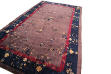Load image into Gallery viewer, Rare Antique Art Deco Rug Chinese Rug Walter Nichols 10x14 Bird 305x437cm c.1920
