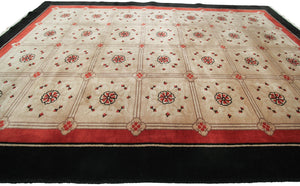6x9 Rare Walter Nichols Antique Art Deco 1920 Rug Chinese Art Nouveau 183x 269cm