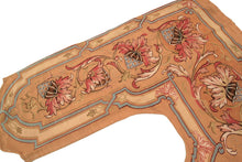 Load image into Gallery viewer, 4x7 *Rare Antique French Tapestry &quot;Entre Fenetres&quot; Gold  (122cm x 196cm) C.1880
