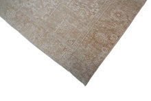 Load image into Gallery viewer, Antique Herriz Serapi Geometric Neutral Beige 10x13 Handmade Herriz Rug 1920
