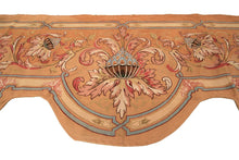 Load image into Gallery viewer, 4x7 *Rare Antique French Tapestry &quot;Entre Fenetres&quot; Gold  (122cm x 196cm) C.1880
