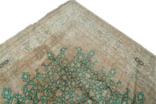 Load image into Gallery viewer, 10x13 Signed Rare Fine Silk Handmade Rug Handmade Area Rug Quality Green 10x14
