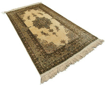 Load image into Gallery viewer, Vintage Silk Hereke Kaysari Fine 100% Silk High Quality 1960 Museum Quality 3x5
