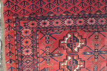 Load image into Gallery viewer,  3x5 Antique Ersari Turkoman Rug Antique Tribal Rug Geometric Wool Foundation
