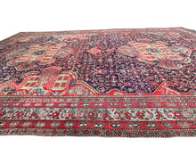 Load image into Gallery viewer, 9x17 Antique Mahall Sultanabadd Rug 1880 Geometric  Handmade Rug 257x 511cm
